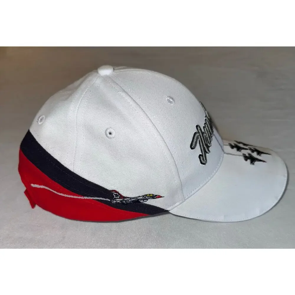 Thunderbirds Navy Military White/Red Baseball‎ Cap/Hat Flightline America